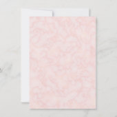 Blush Pink Floral Save the Date (Achterkant)