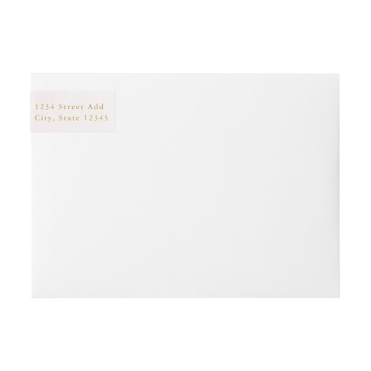 Blush Pink Floral Weddenschap (Voorkant)