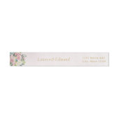 Blush Pink Floral Weddenschap (Individueel)