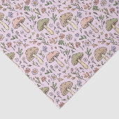 Blush Pink Fungi Coquettecore Feminine Gift Tissuepapier (Detail)
