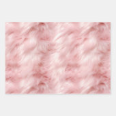 Blush Pink Fur Inpakpapier Vel (Voorkant 2)