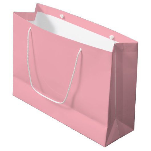 Blush Pink Gift Bag Groot Cadeauzakje (Voorkant Gekanteld)