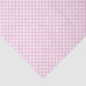 Blush Pink Gingham Pattern Tissuepapier (Detail)