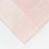 Blush Pink Gingham Pset Pattern Fleece Blanket Deken (Hoek)