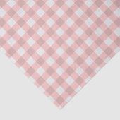 Blush Pink Gingham Tissuepapier (Detail)