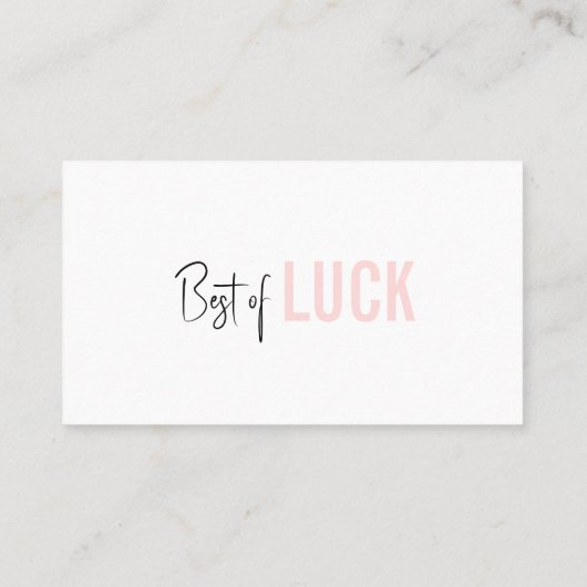 Blush Pink Girly Logo Prize Raffle Business Ticket (Dos)