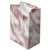 Blush Pink Glam Verjaardag Medium Cadeauzakje (Achterkant Gekanteld)