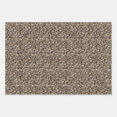 Blush Pink Glitter Gold Leopard Inpakpapier Vel (Voorkant 2)