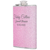 Blush Pink Glitter Heupfles (Links)