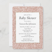 Blush Pink Glitter Kaart (Voorkant)