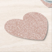 Blush Pink Glitter       Kartonnen Onderzetters (Gekanteld)