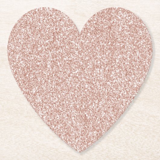 Blush Pink Glitter       Kartonnen Onderzetters (Voorkant)