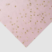 Blush Pink Glitter Love Gold Confetti     Tissuepapier (Detail)