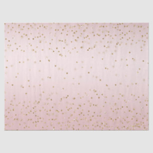Blush Pink Glitter Love Gold Confetti     Tissuepapier