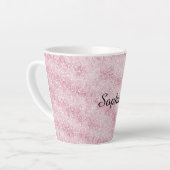 Blush Pink Glitter Sparkle Christmas Latte Mok (Linkerhoek)