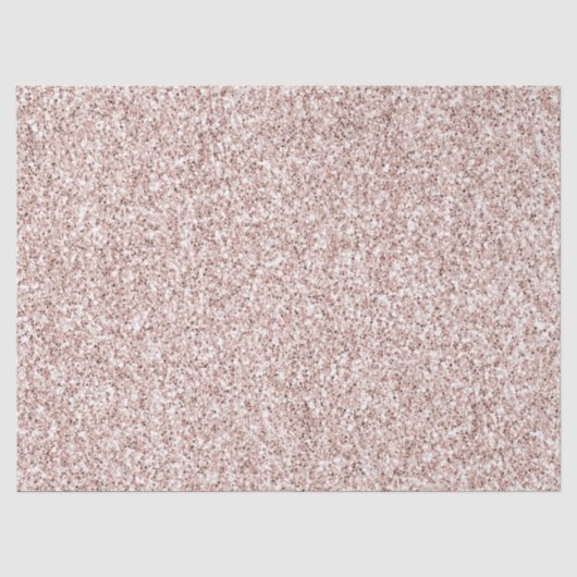 Blush Pink Glitter Tissuepapier (Voorkant)