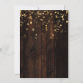 Blush Pink & Gold Baubles kerstfeest Kaart (Achterkant)