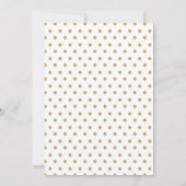 Blush Pink & Gold Bloemen Doop Uitnodiging (Achterkant)