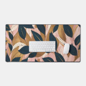 Blush Pink Gold Boho Collection Feuille tendance (Clavier et souris)