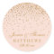 Blush Pink & Gold Confetti Wedding Favor