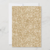 Blush Pink Gold Floral Pumpkin Girl Baby shower Kaart (Achterkant)