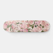Blush Pink Gold Glam Rozen Skateboard (Horizontaal)