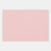 Blush Pink Gold Glitter Glam Inpakpapier Vel (Voorkant 2)