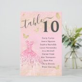 Blush Pink Gold Glitter Gown Quinceanera Zitmenu (Staand voorkant)