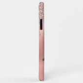 Blush Pink Gold Lashes Luxury Shimmer Case-Mate iPhone Case (Achterkant/rechts)