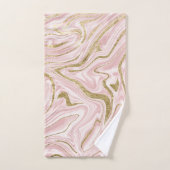 Blush Pink Gold Marble #1 Bad Handdoek (Handdoek)