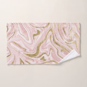 Blush Pink Gold Marble #1 Bad Handdoek (Handdoek)