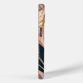 Blush Pink Gold Modern Boho Leaves Collectie Case-Mate iPhone Case (Achterkant / Rechts)