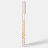 Blush Pink Gold Sparkle Case-Mate iPhone Case (Achterkant / Rechts)