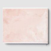 Blush Pink Gown Floral Quinceanera Livre d'or (Verso)