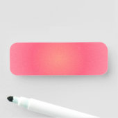 Blush Pink Gradient Name Tag (In situ)