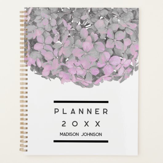 Blush Pink Hydrangea Floral Name 2026 Planner (Voorkant)