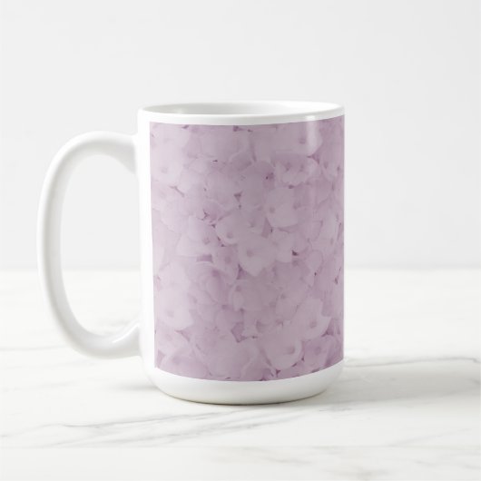 Blush Pink Hydrangeas Coffee Mok (Links)
