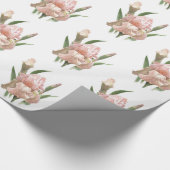 Blush Pink Iris Cadeaupapier (Hoek)
