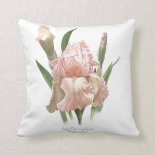 Blush Pink Iris Kussen