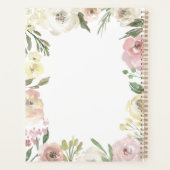 Blush Pink Ivory Floral Chic Personnalisé 2023 (Dos)