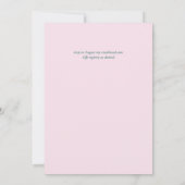 Blush Pink Magnolia Wedding (Achterkant)