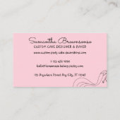 Blush Pink Millennial Mermaid Visitekaartje (Achterkant)