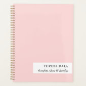 Blush Pink Minimalist 2026 Design (Devant)