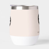 Blush Pink Modern Custom Company Logo Slogan (Rechts)