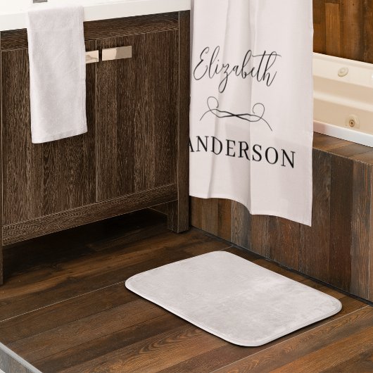 Blush Pink Modern Minimalist Douchegordijn