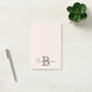 Blush Pink Modern Minimalist Post-it® Notes