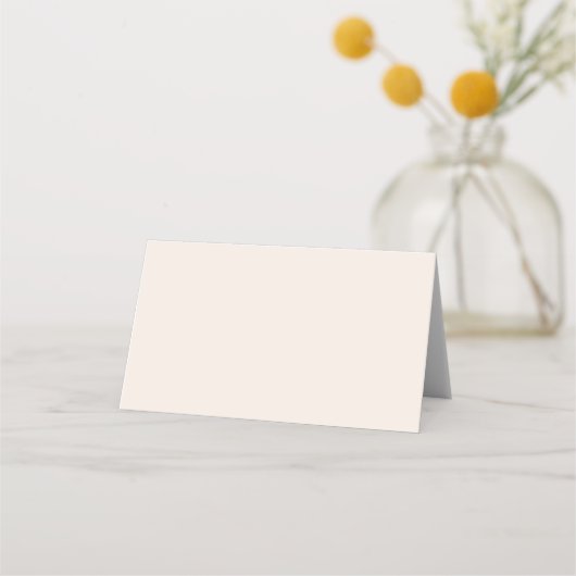 Blush Pink Modern Minimalist Wedloop Table Number (Achterkant)