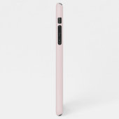 Blush Pink Modern Monogram Elegant iPhone Hoesje (Linkerkant)