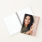 Blush Pink Modern Script Grand Party Livre d'invit (Intérieur)