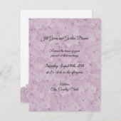 Blush Pink Monochrome Hydrangea Weddenschap Kaart (Voorkant / Achterkant)